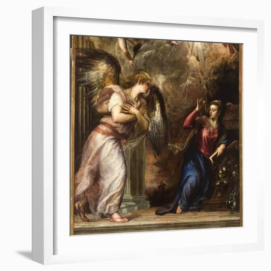 The Annunciation-Titian (Tiziano Vecelli)-Framed Giclee Print