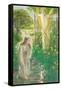 The Annunciation-Dante Gabriel Rossetti-Framed Stretched Canvas