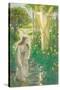 The Annunciation-Dante Gabriel Rossetti-Stretched Canvas