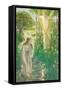 The Annunciation-Dante Gabriel Rossetti-Framed Stretched Canvas