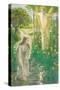 The Annunciation-Dante Gabriel Rossetti-Stretched Canvas