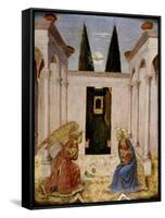 The Annunciation-Fra Angelico-Framed Stretched Canvas