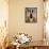 The Annunciation-Fra Angelico-Framed Stretched Canvas displayed on a wall