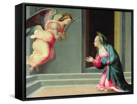 The Annunciation-Francesco Granacci-Framed Stretched Canvas