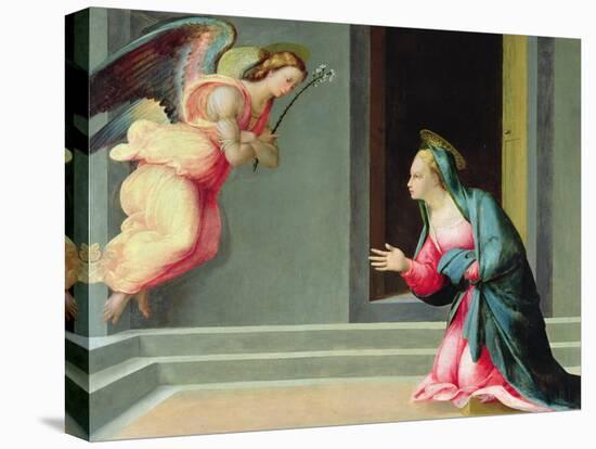 The Annunciation-Francesco Granacci-Stretched Canvas