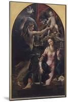 The Annunciation-Girolamo Mazzola Bedoli-Mounted Giclee Print