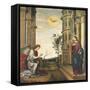 The Annunciation-Francesco Francia-Framed Stretched Canvas
