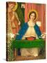 The Annunciation-Arthur Joseph Gaskin-Stretched Canvas