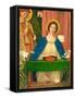 The Annunciation-Arthur Joseph Gaskin-Framed Stretched Canvas