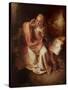 The Annunciation-Willem Drost-Stretched Canvas