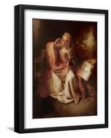 The Annunciation-Willem Drost-Framed Giclee Print