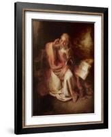 The Annunciation-Willem Drost-Framed Giclee Print