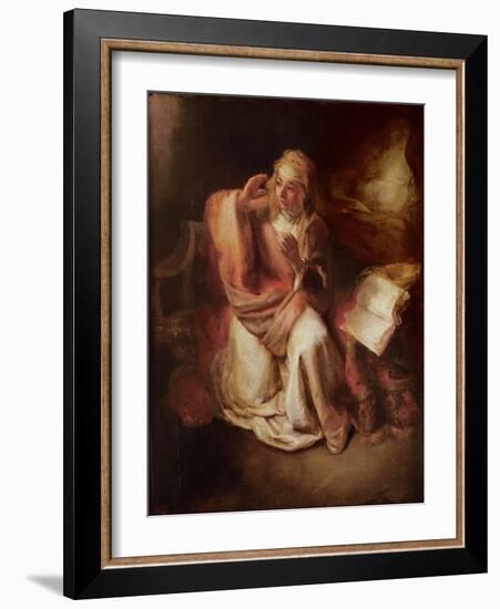 The Annunciation-Willem Drost-Framed Giclee Print