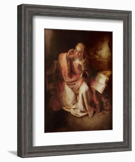 The Annunciation-Willem Drost-Framed Giclee Print