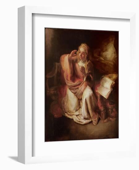 The Annunciation-Willem Drost-Framed Giclee Print