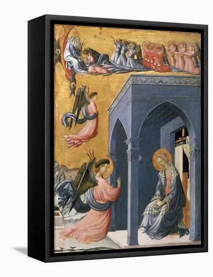 The Annunciation-Paolo Uccello-Framed Stretched Canvas
