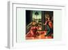 The Annunciation-Sandro Botticelli-Framed Premium Giclee Print