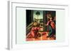 The Annunciation-Sandro Botticelli-Framed Art Print