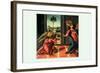 The Annunciation-Sandro Botticelli-Framed Art Print