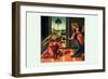 The Annunciation-Sandro Botticelli-Framed Art Print