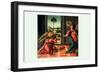 The Annunciation-Sandro Botticelli-Framed Art Print