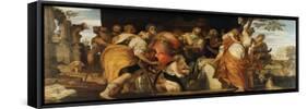 The Anointing of David, Ca 1555-Paolo Veronese-Framed Stretched Canvas