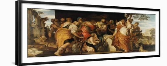The Anointing of David, Ca 1555-Paolo Veronese-Framed Giclee Print
