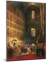 The Anointing of Tsar Alexander II of Russia, Moscow, 1856-Georg Wilhelm Timm-Mounted Giclee Print