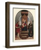 'The Ansidei Madonna', 1505, (c1912)-Raphael-Framed Giclee Print