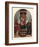 'The Ansidei Madonna', 1505, (c1912)-Raphael-Framed Giclee Print