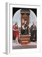 The Ansidei Madonna, 1505-Raphael-Framed Giclee Print