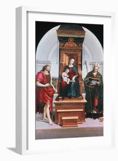 The Ansidei Madonna, 1505-Raphael-Framed Giclee Print