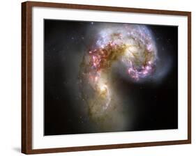 The Antennae Galaxies-Stocktrek Images-Framed Photographic Print