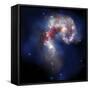 The Antennae Galaxies-Stocktrek Images-Framed Stretched Canvas