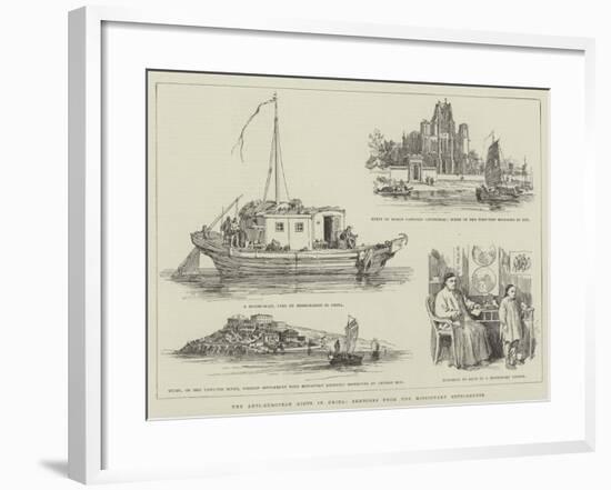The Anti-European Riots in China-null-Framed Giclee Print