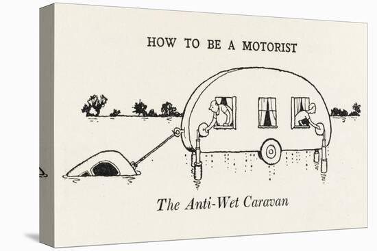 The 'Anti-Wet' Caravan-William Heath Robinson-Stretched Canvas