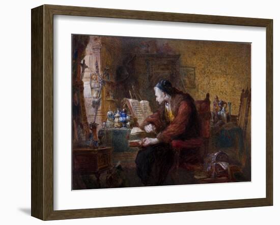 The Antiquarian, 1863-Charles Cattermole-Framed Giclee Print