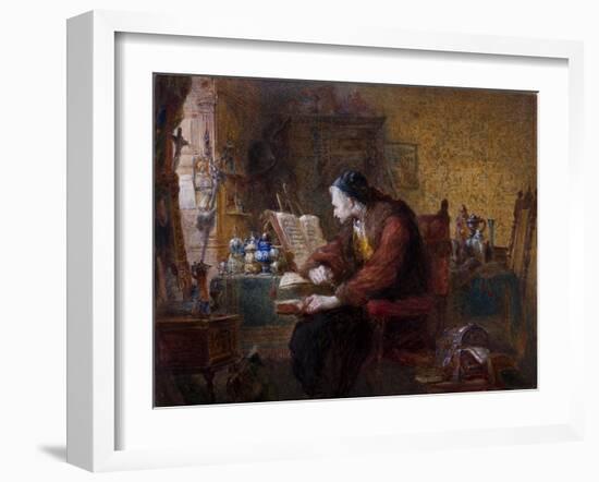 The Antiquarian, 1863-Charles Cattermole-Framed Giclee Print