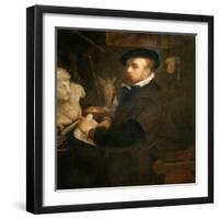 The Antiquarian, c. 1530-Lorenzo Lotto-Framed Giclee Print