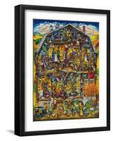 The Antique Barn-Bill Bell-Framed Giclee Print