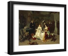 The Antique Dealer, 1889-Gerolamo Induno-Framed Giclee Print