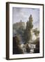 The Antique Temple-Hubert Robert-Framed Giclee Print