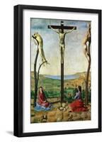 The Antwerp Crucifixion, 1454-1455-Antonello da Messina-Framed Giclee Print