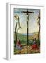 The Antwerp Crucifixion, 1454-1455-Antonello da Messina-Framed Premium Giclee Print