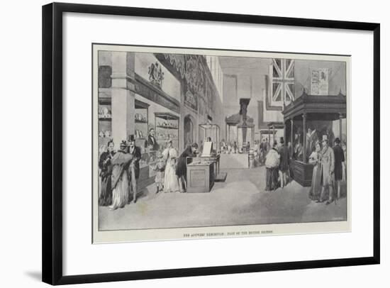 The Antwerp Exhibition, Part of the British Section-null-Framed Giclee Print