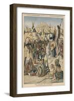 The Apache People are Exhorted to Revolt Against the United States Government-null-Framed Art Print