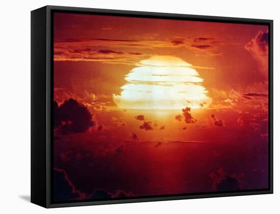 The Apache Shot, Was a 1.85 Megaton Hydrogen Bomb, Enewetak Atoll on July 8, 1956-null-Framed Stretched Canvas