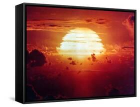 The Apache Shot, Was a 1.85 Megaton Hydrogen Bomb, Enewetak Atoll on July 8, 1956-null-Framed Stretched Canvas