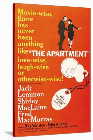 The Apartment, 1960, Directed by Billy Wilder-null-Stretched Canvas