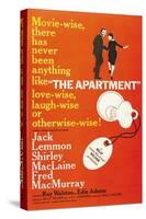 The Apartment, 1960, Directed by Billy Wilder-null-Stretched Canvas